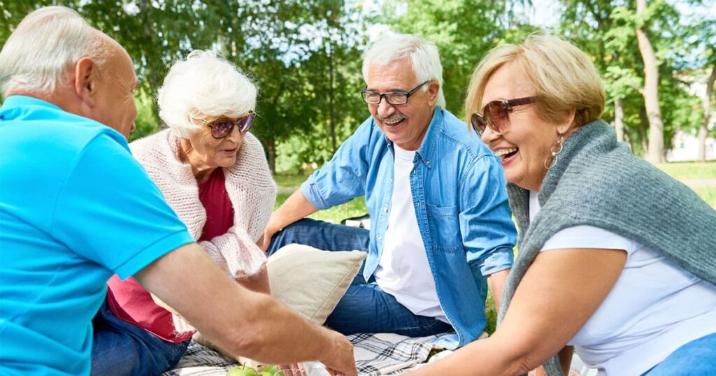 Photo of a senior group